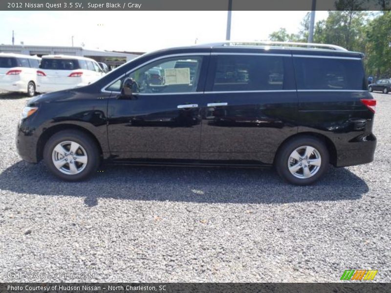 Super Black / Gray 2012 Nissan Quest 3.5 SV