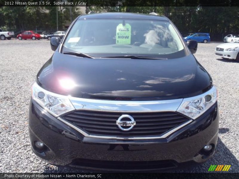 Super Black / Gray 2012 Nissan Quest 3.5 SV
