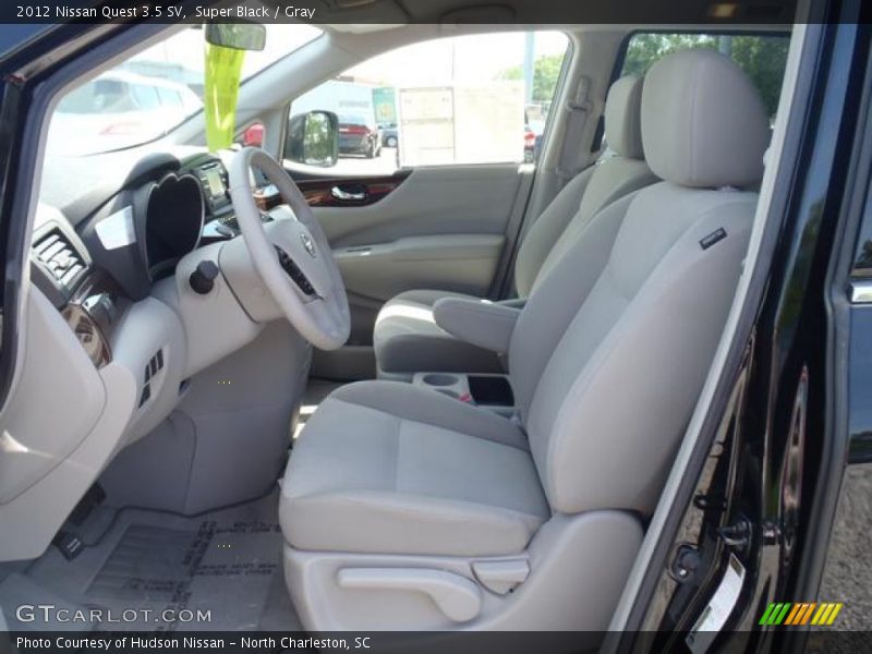 Super Black / Gray 2012 Nissan Quest 3.5 SV