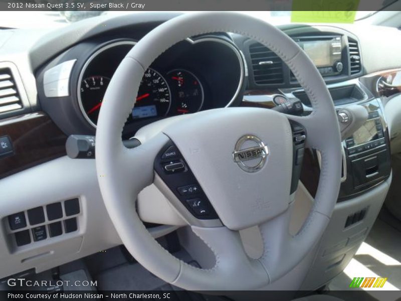 Super Black / Gray 2012 Nissan Quest 3.5 SV