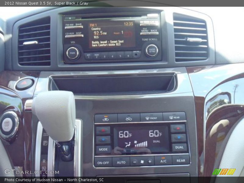 Super Black / Gray 2012 Nissan Quest 3.5 SV