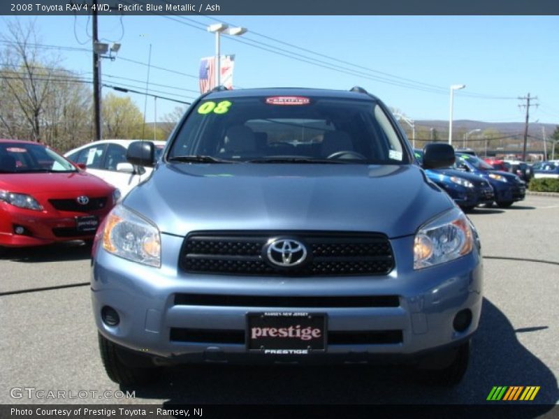 Pacific Blue Metallic / Ash 2008 Toyota RAV4 4WD