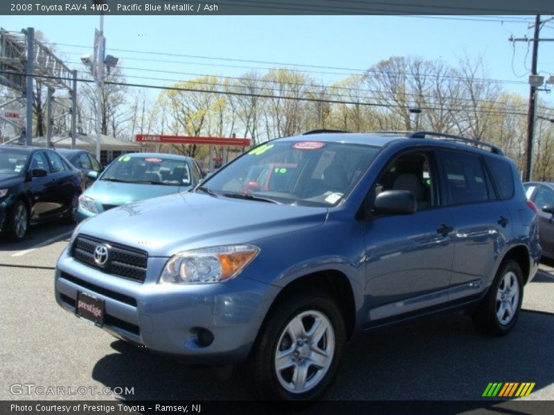 Pacific Blue Metallic / Ash 2008 Toyota RAV4 4WD