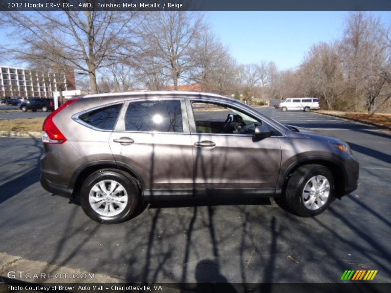 Polished Metal Metallic / Beige 2012 Honda CR-V EX-L 4WD