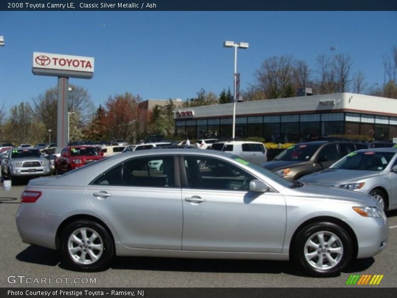 Classic Silver Metallic / Ash 2008 Toyota Camry LE