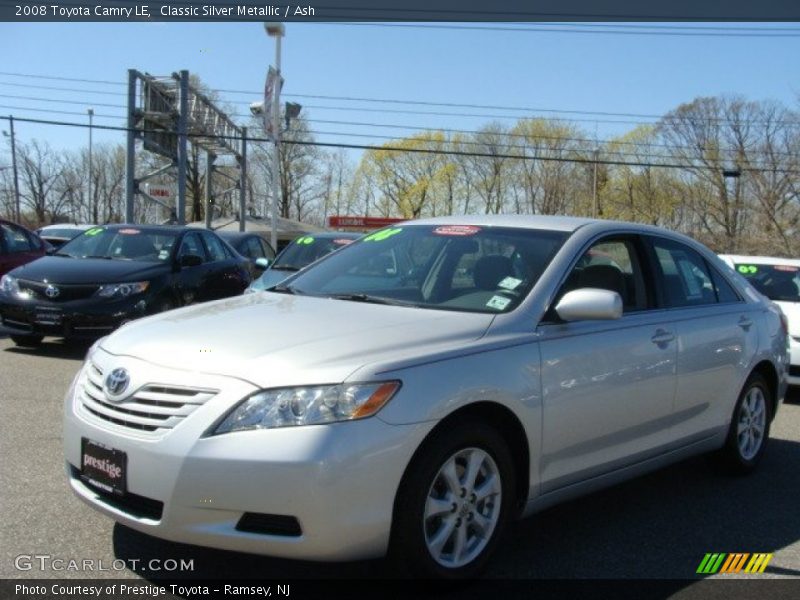 Classic Silver Metallic / Ash 2008 Toyota Camry LE