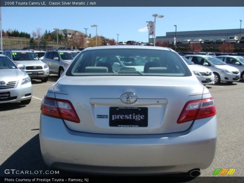 Classic Silver Metallic / Ash 2008 Toyota Camry LE