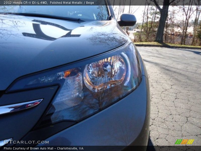 Polished Metal Metallic / Beige 2012 Honda CR-V EX-L 4WD
