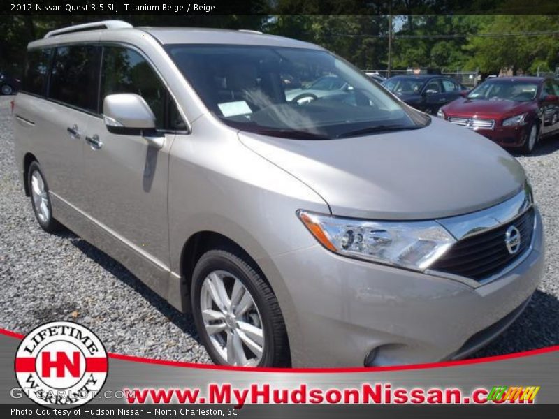 Titanium Beige / Beige 2012 Nissan Quest 3.5 SL