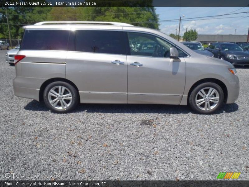 Titanium Beige / Beige 2012 Nissan Quest 3.5 SL