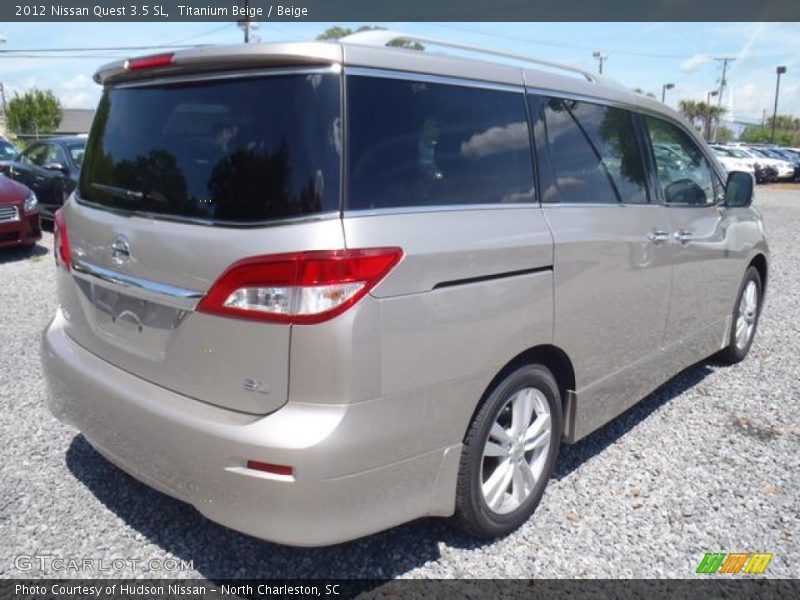 Titanium Beige / Beige 2012 Nissan Quest 3.5 SL