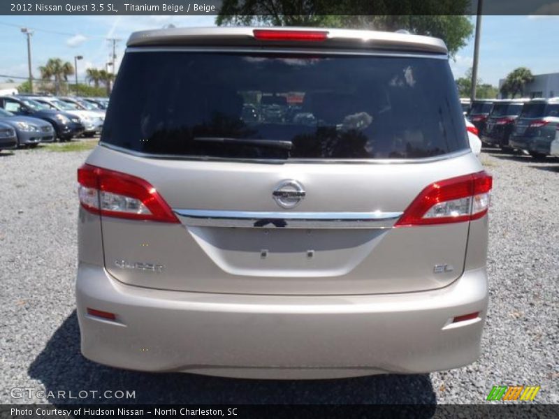 Titanium Beige / Beige 2012 Nissan Quest 3.5 SL