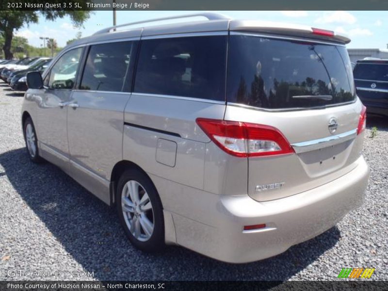 Titanium Beige / Beige 2012 Nissan Quest 3.5 SL