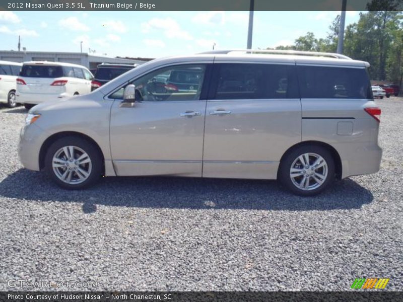 Titanium Beige / Beige 2012 Nissan Quest 3.5 SL