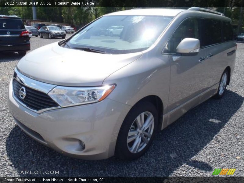 Titanium Beige / Beige 2012 Nissan Quest 3.5 SL