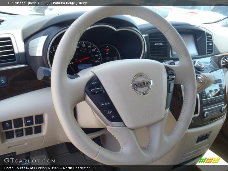 Titanium Beige / Beige 2012 Nissan Quest 3.5 SL