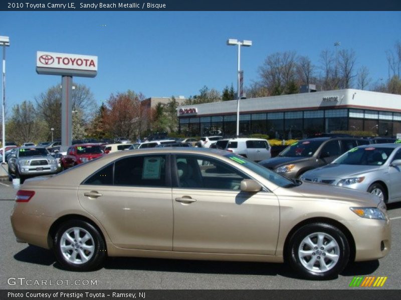 Sandy Beach Metallic / Bisque 2010 Toyota Camry LE