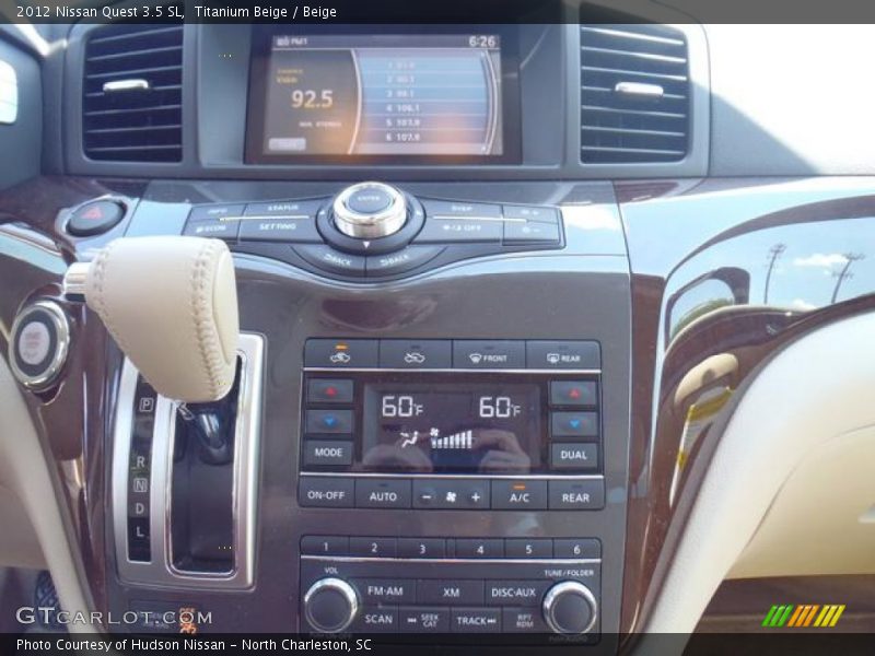 Titanium Beige / Beige 2012 Nissan Quest 3.5 SL