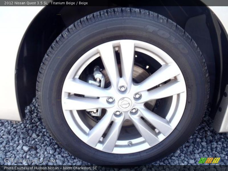 Titanium Beige / Beige 2012 Nissan Quest 3.5 SL