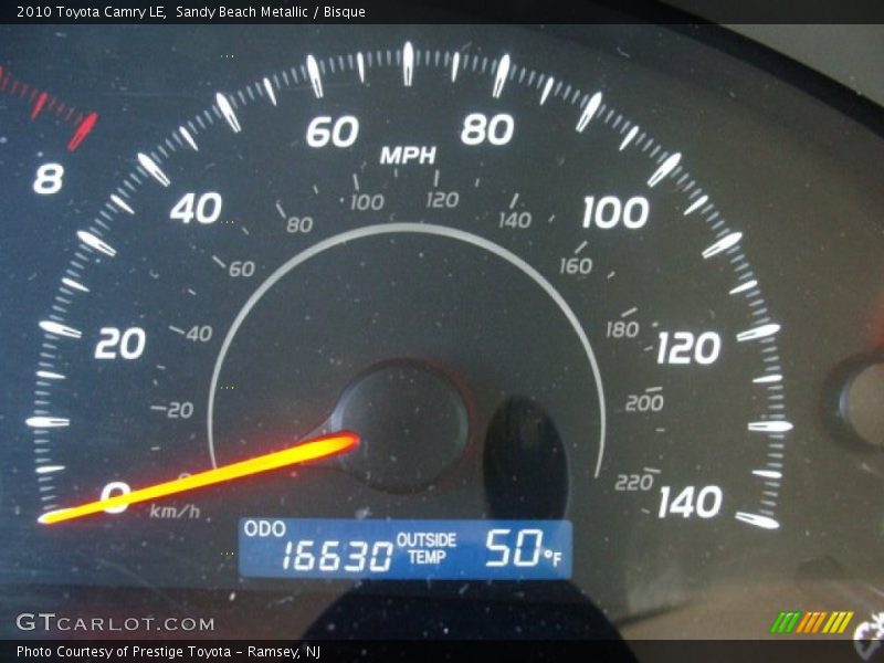 Sandy Beach Metallic / Bisque 2010 Toyota Camry LE