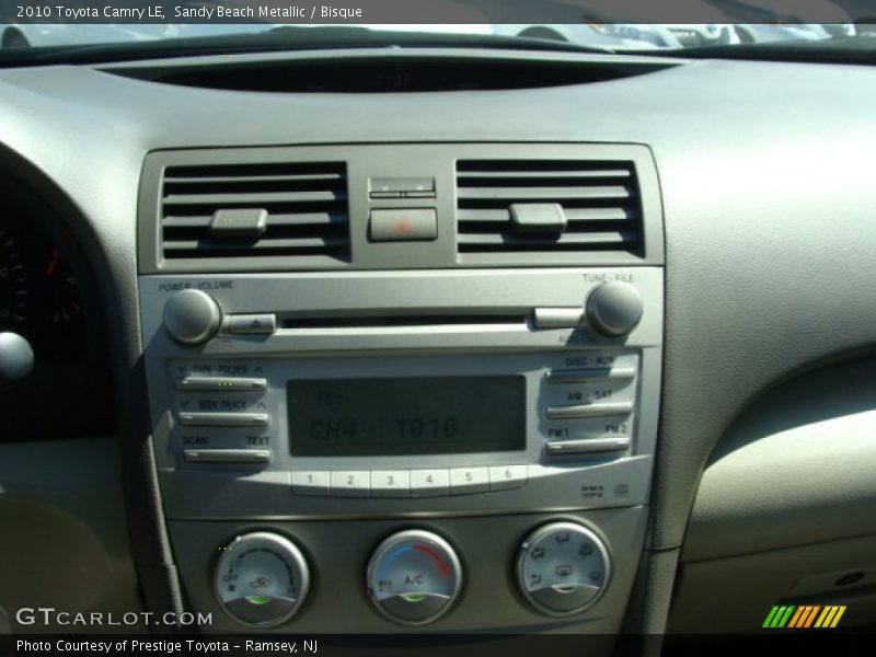 Sandy Beach Metallic / Bisque 2010 Toyota Camry LE