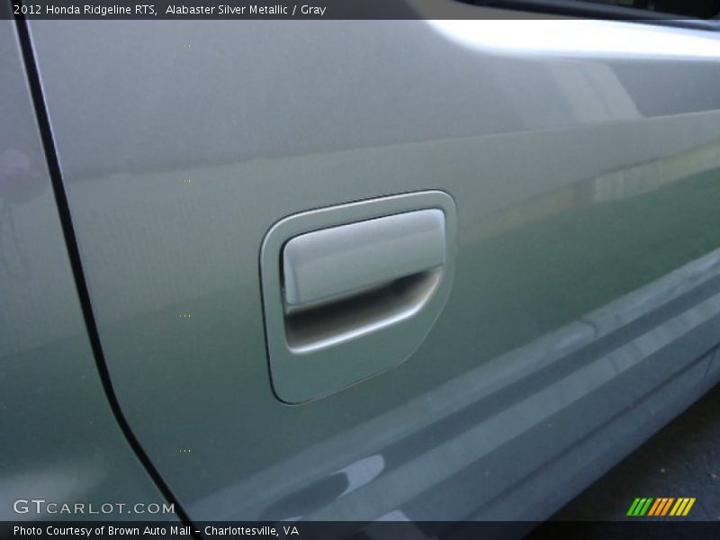 Alabaster Silver Metallic / Gray 2012 Honda Ridgeline RTS