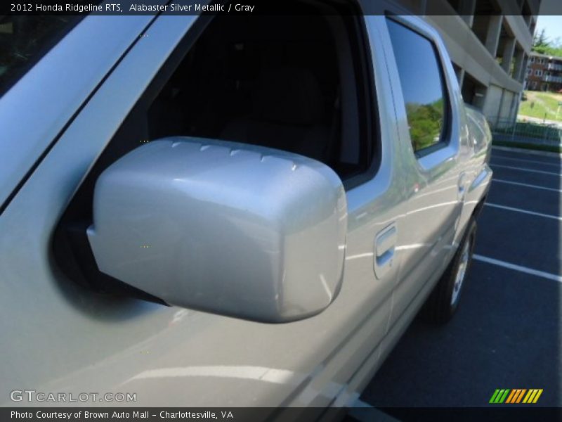 Alabaster Silver Metallic / Gray 2012 Honda Ridgeline RTS