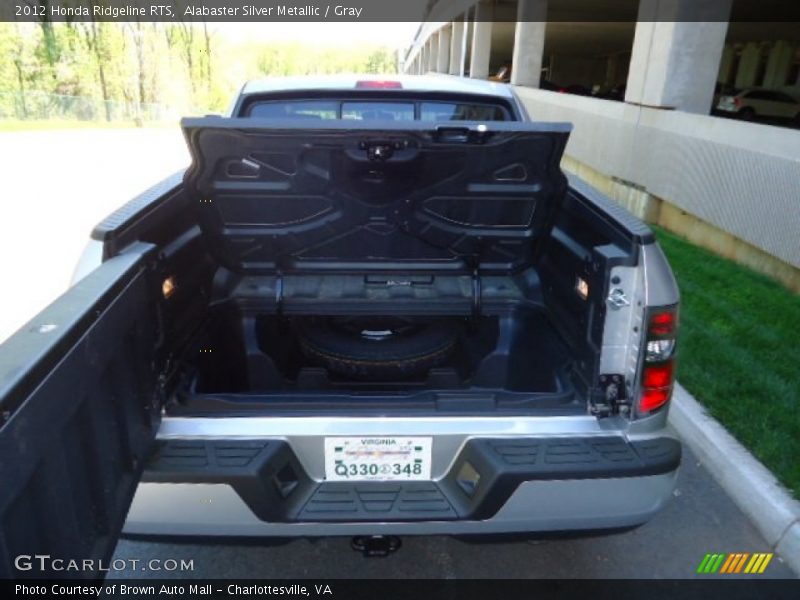 Alabaster Silver Metallic / Gray 2012 Honda Ridgeline RTS