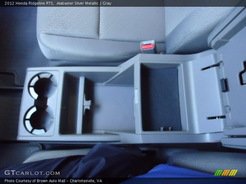 Alabaster Silver Metallic / Gray 2012 Honda Ridgeline RTS