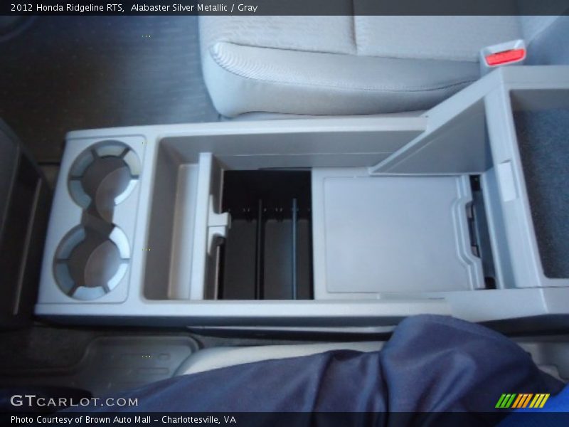 Alabaster Silver Metallic / Gray 2012 Honda Ridgeline RTS