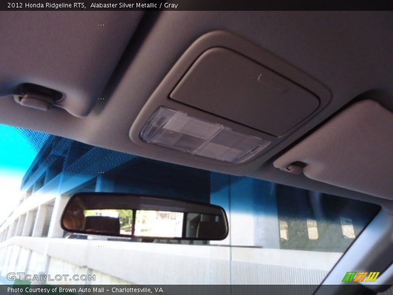 Alabaster Silver Metallic / Gray 2012 Honda Ridgeline RTS