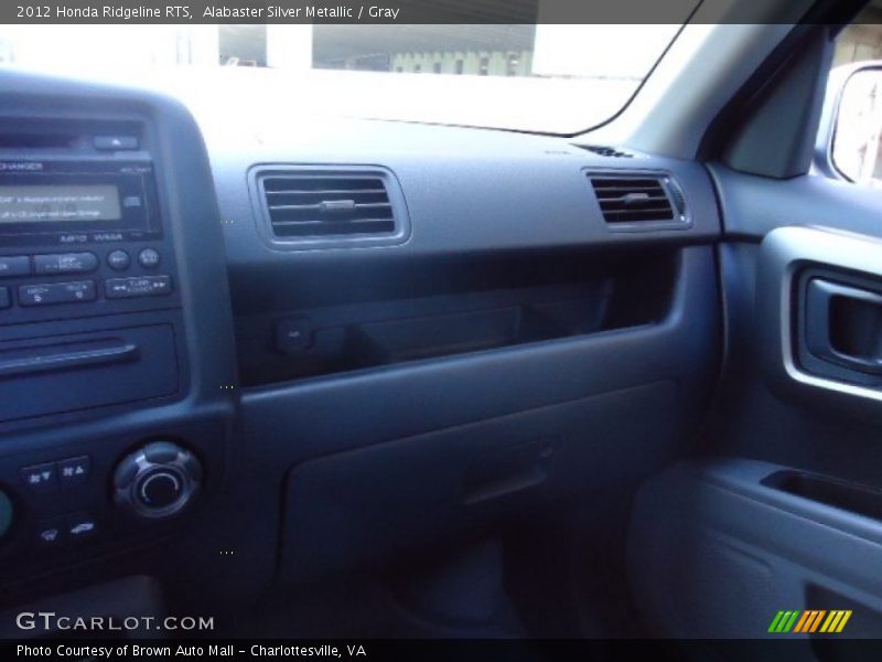 Alabaster Silver Metallic / Gray 2012 Honda Ridgeline RTS