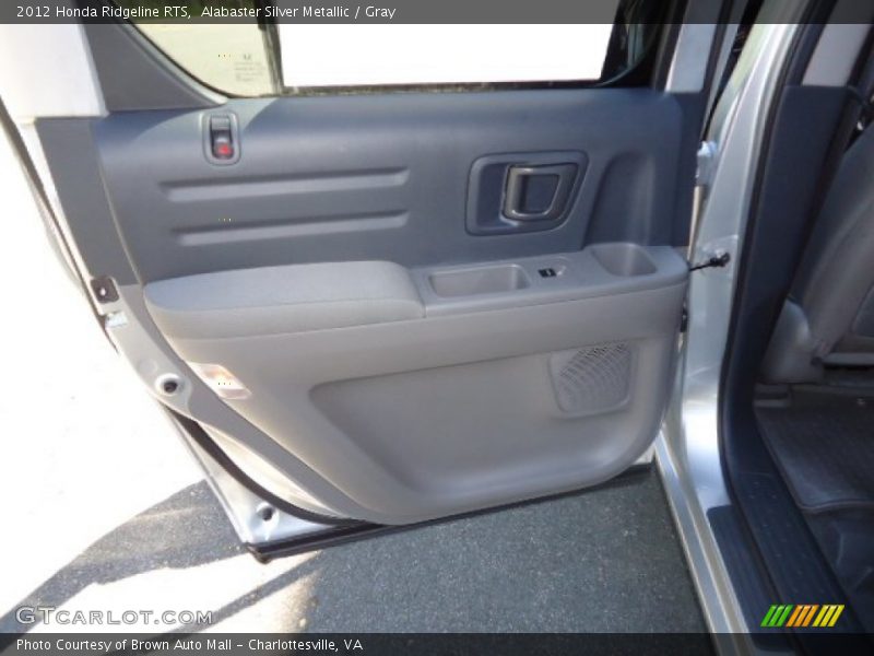 Alabaster Silver Metallic / Gray 2012 Honda Ridgeline RTS