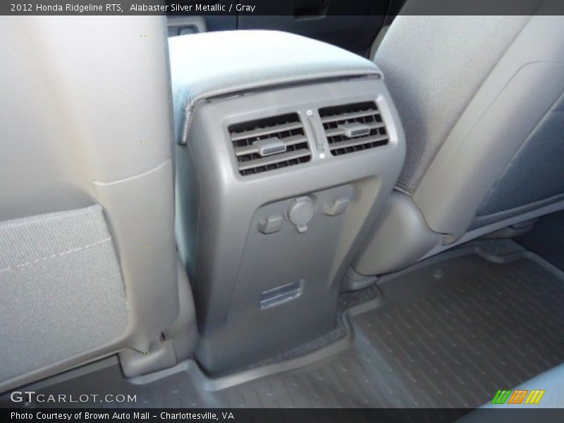 Alabaster Silver Metallic / Gray 2012 Honda Ridgeline RTS