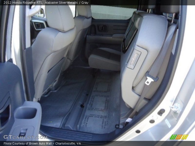 Alabaster Silver Metallic / Gray 2012 Honda Ridgeline RTS