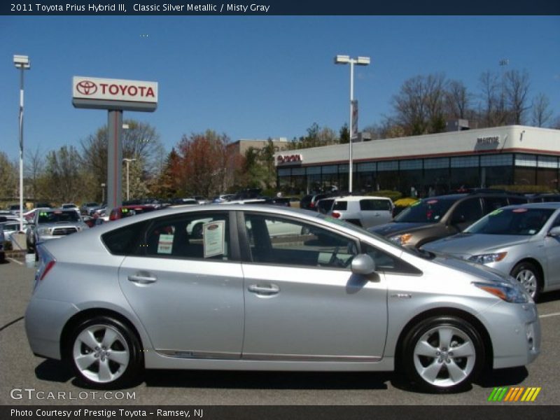 Classic Silver Metallic / Misty Gray 2011 Toyota Prius Hybrid III