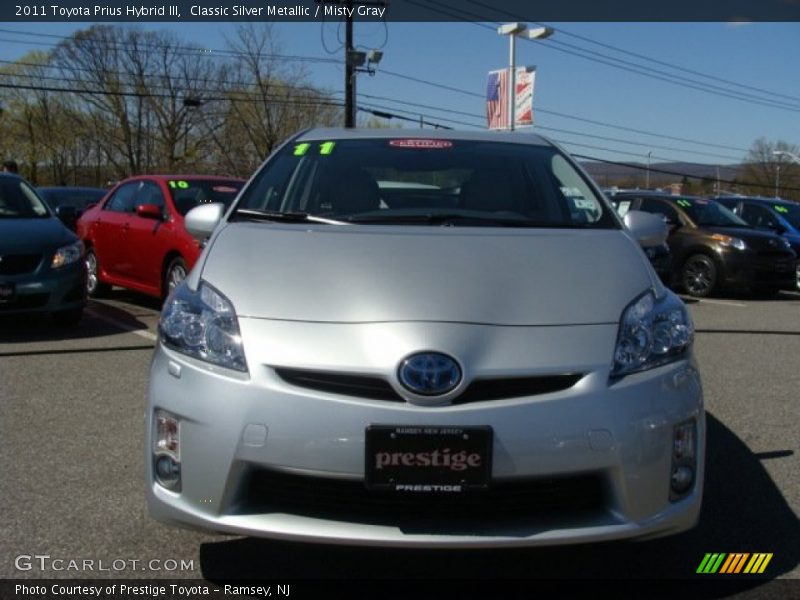Classic Silver Metallic / Misty Gray 2011 Toyota Prius Hybrid III