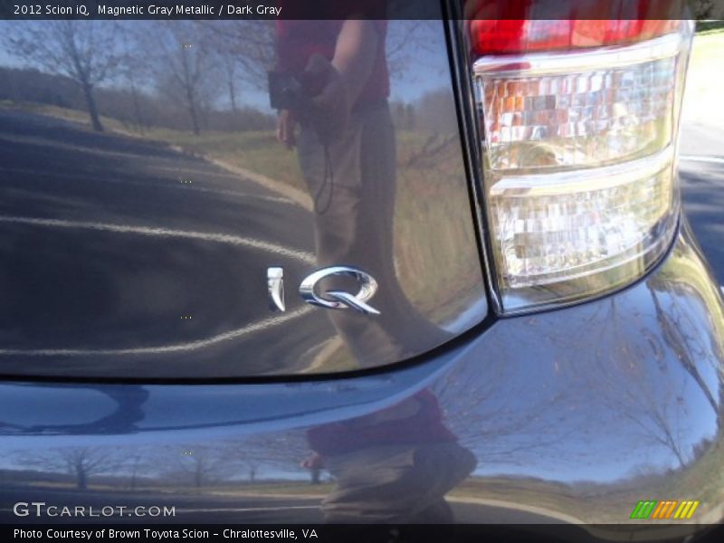Magnetic Gray Metallic / Dark Gray 2012 Scion iQ