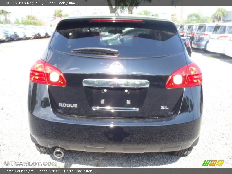 Super Black / Black 2012 Nissan Rogue SL