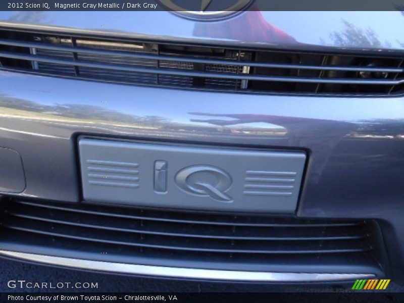 Magnetic Gray Metallic / Dark Gray 2012 Scion iQ
