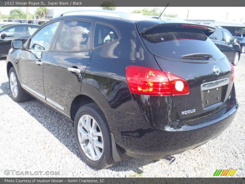 Super Black / Black 2012 Nissan Rogue SL