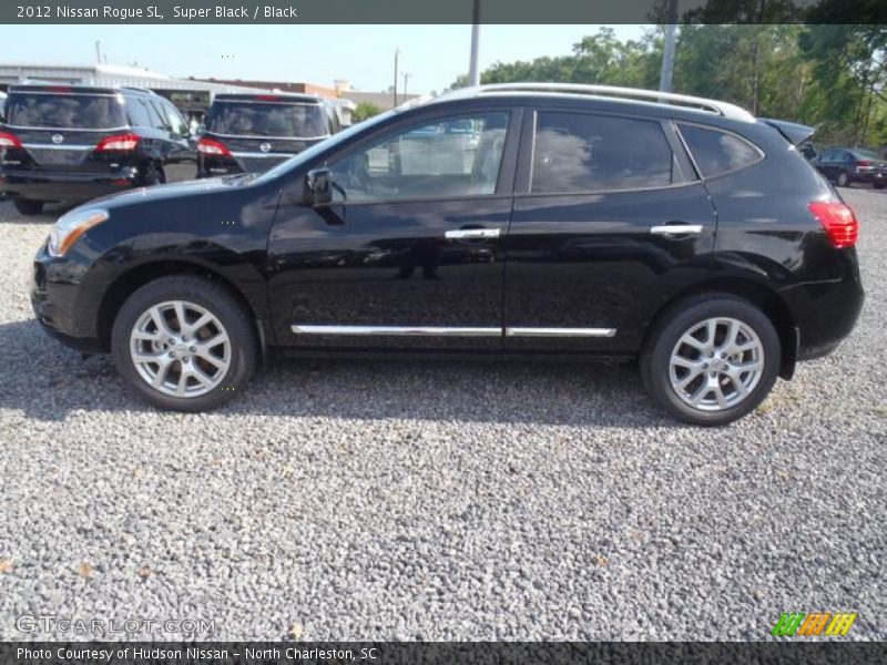 Super Black / Black 2012 Nissan Rogue SL