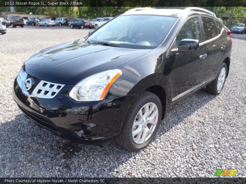 Super Black / Black 2012 Nissan Rogue SL