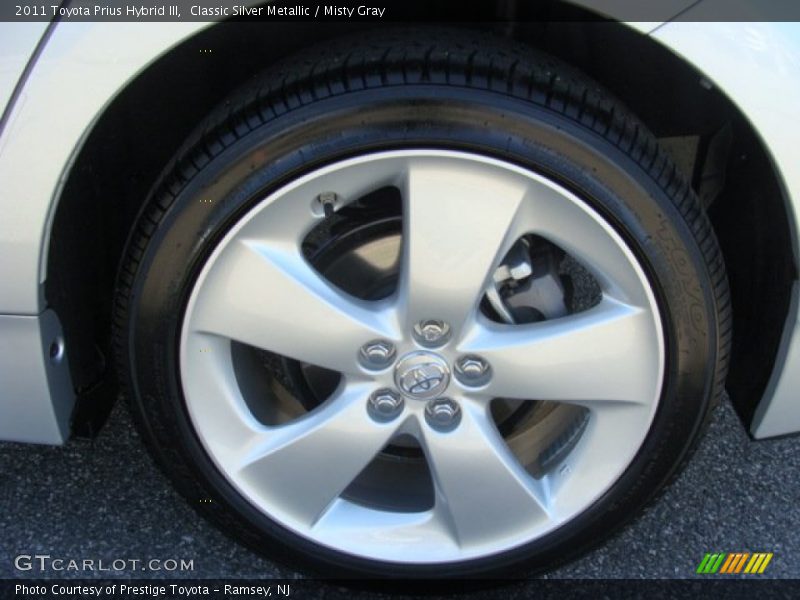 Classic Silver Metallic / Misty Gray 2011 Toyota Prius Hybrid III