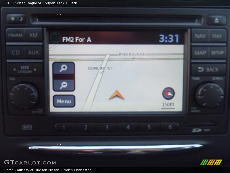 Super Black / Black 2012 Nissan Rogue SL