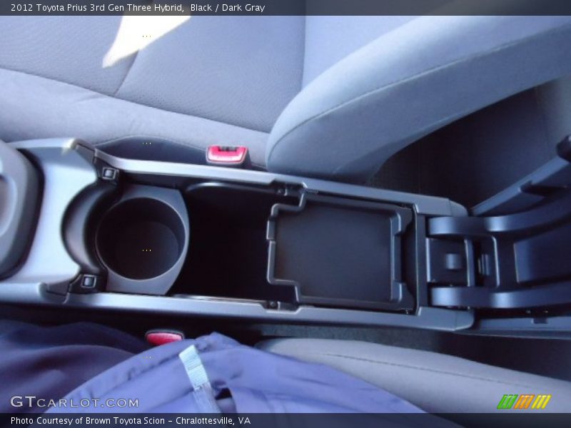 Black / Dark Gray 2012 Toyota Prius 3rd Gen Three Hybrid