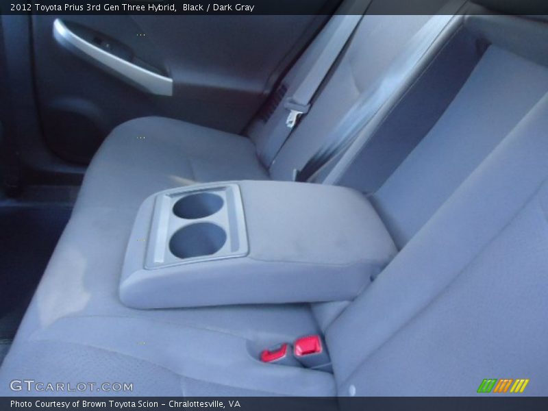 Black / Dark Gray 2012 Toyota Prius 3rd Gen Three Hybrid