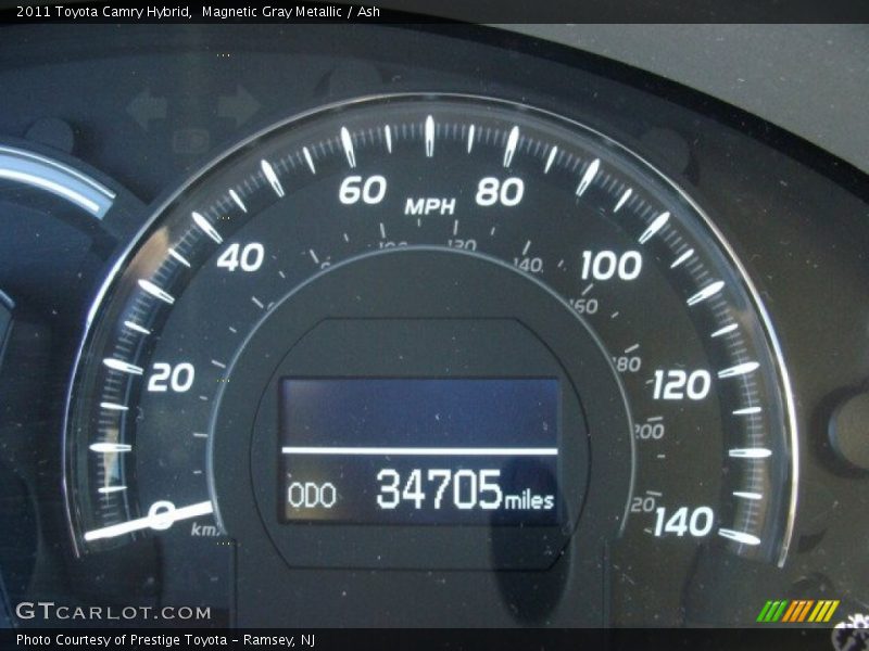 Magnetic Gray Metallic / Ash 2011 Toyota Camry Hybrid