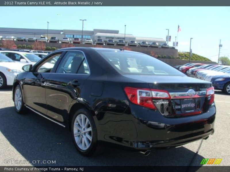 Attitude Black Metallic / Ivory 2012 Toyota Camry XLE V6
