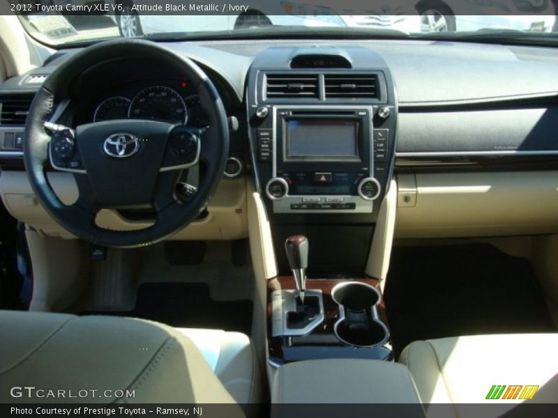 Attitude Black Metallic / Ivory 2012 Toyota Camry XLE V6